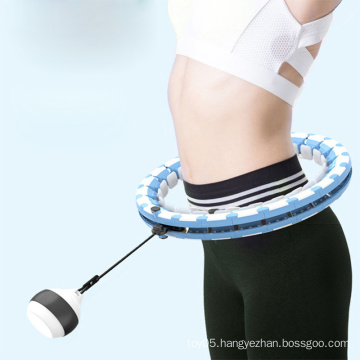 Non-Drop Digital Count Adjustable Massage Smart Weighted Fitness Hula Ring Hoop